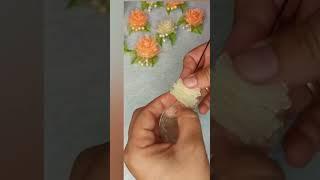 @kanzashi  @flowers Цветы из органзы за 5 мин. Очень простой и лёгкий способ