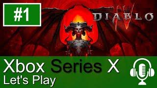 Diablo 4 Xbox Series X Gameplay (Let's Play #1)