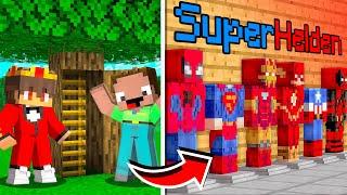 Semlaki und Billy Bauen Eine GEHEIME SUPERHELDEN BASIS in Minecraft!