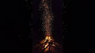 Camp Fire  Slow Motion  at Night with Friends - Nijhum Dwip, Bangladesh