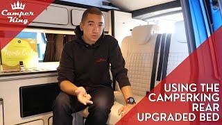 How to use your CamperKing Rear Upgraded Bed