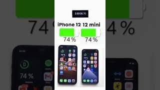 iPhone 12 vs. iPhone 12 mini Battery TestSubscribe for more 