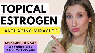 How to Use Topical Estrogen Cream For Aging Skin | Menopause + Skin | Dr. Sam Ellis