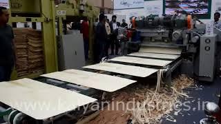 4 Feet Spindleless Rotary Peeling Machine Model KI-1300-BDW/DD During Delhi Wood 2017