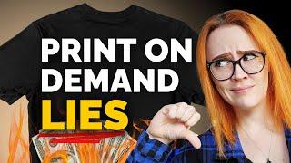 Etsy Print on Demand LIES 