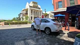 Walking in amazing Rosemary Beach with European  colonial architecture!