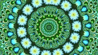 Attract Positive Thought - 4K Psychedelic Visuals Mandala Healing - Psyart Trippy Video