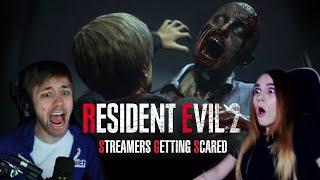 Resident Evil 2 Remake: Streamers Getting Scared Compilation