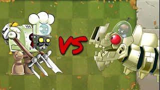 Food Fight Gargantuar Vs. Dino Zomboss 2.0 / Plants Vs. Zombies 2