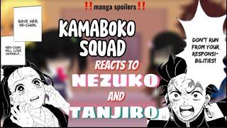 kamaboko squad react to each other // nezuko and tanjiro // 3/3.5 // angst // manga spoilers //