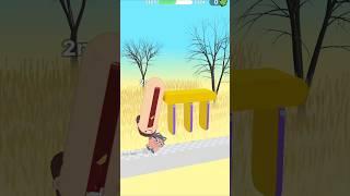 Even the Game Didn’t Expect That Landing  #FunnyGameplay #HoppingHeads #Shorts