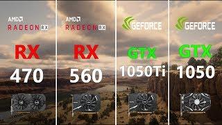 RX 470 vs RX 560 vs GTX 1050 Ti vs GTX 1050 Test in 7 Games