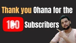 Thank you for the 100 Subscribers - SalesforceGeek family