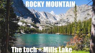 Hiking Rocky Mountain National Park // The Loch + Mills Lake