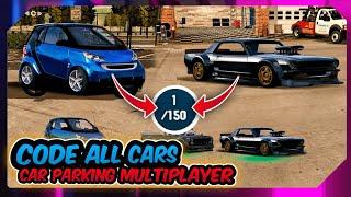 CODE ALL CARS 1-403 CAR PARKING MULTIPLAYER - wizmedia