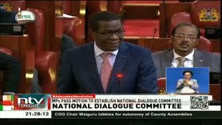 MPs pass motion to establish National Dialogue Committee