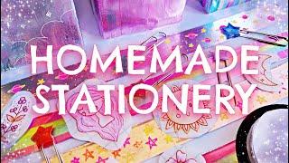 DIY STATIONERY IDEAS (20) EASY CRAFT TO MAKE AT HOME  HOMEMADE AESTHETIC SCHOOL SUPPLIES