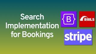 Search Implementation for Bookings