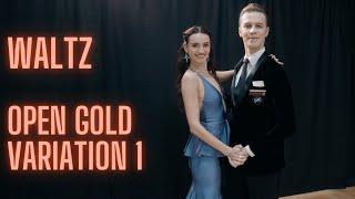 Waltz Open Gold Variation 1 by Iaroslav and Liliia Bieliei