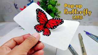 DIY Pop-Up Mini Butterfly Card 