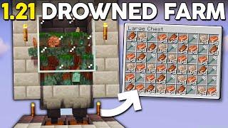 BEST 1.21 Minecraft Drowned Farm