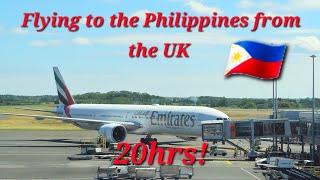 Flying to the Philippines from the UK. Philippines travel Vlog #1 