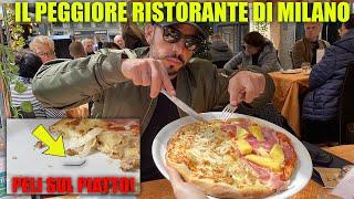 MANGIAMO NEL PEGGIOR RISTORANTE DI MILANO - ABBIAMO TROVATO DEI PELI NEL PIATTO!