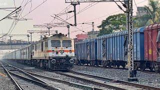 WAP7 NJP Shatabdi+ Chambal Express+ Vibhuti SF attacks Dankuni at 130kmph- Indian Railways