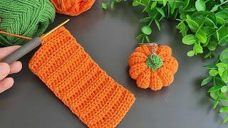 Make MONEY with This SUPER EASY Crochet Pumpkin Keychain!  Sell and give as a gift.