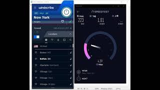 【Windscribe VPN】Review United States Speed Test ️️️️