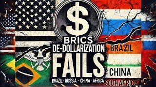 BRICS De-Dollarization Fails: The Dollar Rising #brics