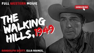 Randolph Scott, Ella Raines, The Walking Hills, 1949