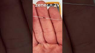 how to check zener diode voltage! (Full video in comments)