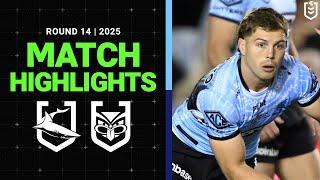 2025 NRL Match Highlights | Sharks v Warriors | Round 14