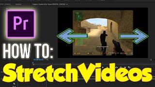 How to stretch videos in Adobe Premiere Pro!