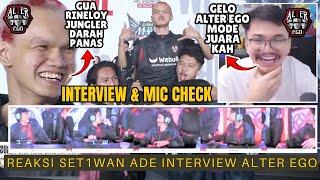 RINELOY JUNGLER DARAH PANAS! REAKSI MAS ADE INTERVIEW ALTER EGO VS ONIC ESPORT MPL ID S15!