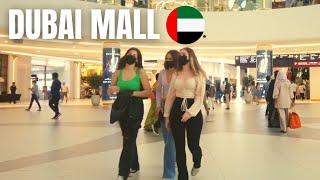 [4K] DUBAI MALL | WALKING TOUR 2022 | ONE OF THE WORLD LARGEST SHOPPING MALL | BURJ KHALIFA