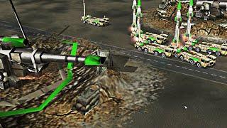 GLA Toxin vs 7 BOSS USA - Command & Conquer Generals Apocalyptic