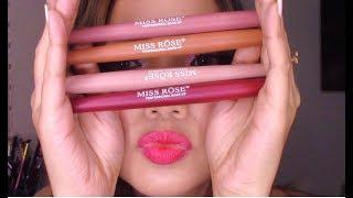 Lip liner and Lipstick in one!? | Miss Rose High Pigment Lip liner 2 in 1 lipstick