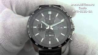 Обзор. Мужские японские наручные часы Casio Edifice EFR-512L-8A