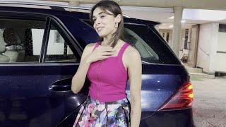 Eisha Singh Leaving from Sara Arfeen Khan's Kids Aizah & Zidane's Birthday
