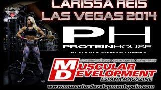 Larissa Reis & Sergio Fdez coach for Muscular Development Spain - Las Vegas 2014