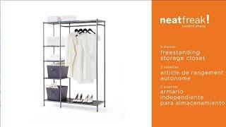 7917 neatfreak Free Standing Storage Closet assembly instructions