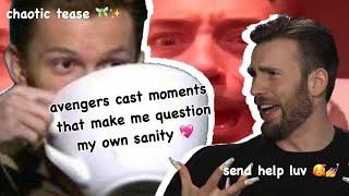 avengers cast moments that make me question my own sanity (chaotic af)