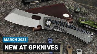 New at GPKNIVES | March 17, 2023 | Microtech, GiantMouse, Kershaw, and More!