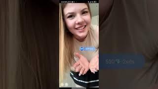 Russian Girl shows her ass on Bigo Live