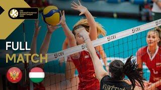 Full Match | Montenegro vs. Hungary - CEV Volleyball European Golden League 2025 | Women