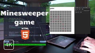 ASMR Programming - simple minesweeper game - Coding no Talking