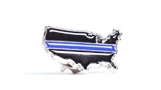 Thin Blue Line USA Pin