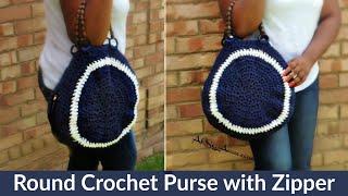 Crochet Round Purse